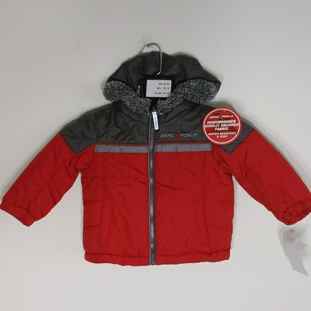 Zeroxposur Red Winter Puffy Jacket Coat
